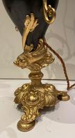 Pair of Patinated Gilt Metal Lamps by Bradley & Hubbard (5 of 6) Pair of Patinated Gilt Metal Lamps by Bradley & Hubbard (5 of 6)
