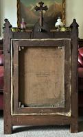 Superb 19th Century Old Master Biblical Christ Oil Portrait Painting - Gothic Oak Frame (16 of 17) Superb 19th Century Old Master Biblical Christ Oil Portrait Painting - Gothic Oak Frame (16 of 17)