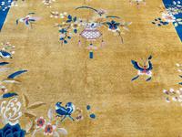 Antique Chinese Art Deco Carpet 3.15m x 2.71m (4 of 13) Antique Chinese Art Deco Carpet 3.15m x 2.71m (4 of 13)