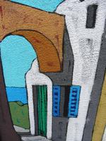 Oil on Board the Court Yard Artist Spina 1960s (8 of 10) Oil on Board the Court Yard Artist Spina 1960s (8 of 10)