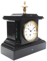 Amazing French Slate Mantel Clock Timepiece Mantle Clock with Machilite Inlay (5 of 11) Amazing French Slate Mantel Clock Timepiece Mantle Clock with Machilite Inlay (5 of 11)