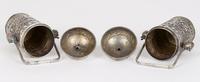 Chinese Pair of Qing Silver Metal Handled Lidded Containers (20 of 22) Chinese Pair of Qing Silver Metal Handled Lidded Containers (20 of 22)