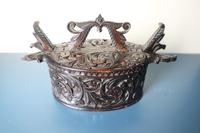 Scandinavian / Norwegian 'Folk Art' Baroque / Acanthus carved tine box c.1885 (37 of 53) Scandinavian / Norwegian 'Folk Art' Baroque / Acanthus carved tine box c.1885 (37 of 53)