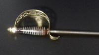 Mid 20th Century Brass Steel Cutlass Sword Fire Poker with Holder (9 of 12) Mid 20th Century Brass Steel Cutlass Sword Fire Poker with Holder (9 of 12)