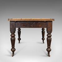 Antique Kitchen Table, English, Extending, Scrub Top, Dining, Victorian c.1870 (8 of 12) Antique Kitchen Table, English, Extending, Scrub Top, Dining, Victorian c.1870 (8 of 12)