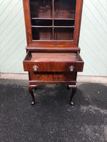 Antique Slim Figured Walnut Bookcase (8 of 12) Antique Slim Figured Walnut Bookcase (8 of 12)