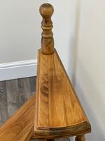 Victorian Style Light Oak Library Spiral Curved Step Ladder Stand (8 of 24) Victorian Style Light Oak Library Spiral Curved Step Ladder Stand (8 of 24)