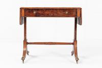 19th Century English Regency Burr Yew Sofa Table (9 of 10) 19th Century English Regency Burr Yew Sofa Table (9 of 10)