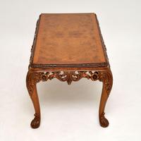 Antique Burr Walnut Queen Anne Style Coffee Table (9 of 10) Antique Burr Walnut Queen Anne Style Coffee Table (9 of 10)