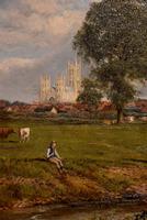 Oil Painting by Samuel Joseph Clark "Canterbury Meadows" (4 of 6) Oil Painting by Samuel Joseph Clark "Canterbury Meadows" (4 of 6)