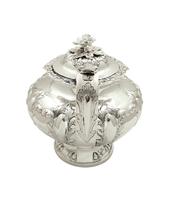 Antique Victorian Sterling Silver Teapot 1855 (5 of 9) Antique Victorian Sterling Silver Teapot 1855 (5 of 9)