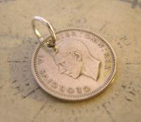 Vintage Pocket Watch Chain Fob 1951 Lucky Silver Sixpence Old 6d Coin Fob (6 of 8) Vintage Pocket Watch Chain Fob 1951 Lucky Silver Sixpence Old 6d Coin Fob (6 of 8)