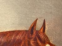 Victorian Oil Painting Chestnut Horse Portrait In Stable Signed Edwin Loder (35 of 42) Victorian Oil Painting Chestnut Horse Portrait In Stable Signed Edwin Loder (35 of 42)