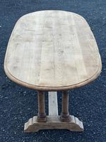 French Bleached Oak Farmhouse Refectory Dining Table (8 of 18) French Bleached Oak Farmhouse Refectory Dining Table (8 of 18)