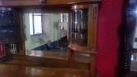 Oak Mirrored Back Sideboard (2 of 3) Oak Mirrored Back Sideboard (2 of 3)