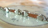 Antique Pocket Watch Chain 1930s Art Deco Silver Chrome & Goldstone Fancy Albert (7 of 10) Antique Pocket Watch Chain 1930s Art Deco Silver Chrome & Goldstone Fancy Albert (7 of 10)