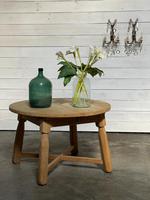 Round Bleached Oak Farmhouse Dining Table with Leaf (5 of 18) Round Bleached Oak Farmhouse Dining Table with Leaf (5 of 18)