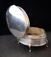 Antique Sterling Silver Jewellery Casket, Box Antique Sterling Silver Jewellery Casket, Box