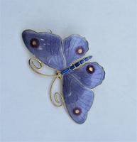 Marius Hammer Silver Gilt & Enamel Butterfly Brooch, c1920 (6 of 10) Marius Hammer Silver Gilt & Enamel Butterfly Brooch, c1920 (6 of 10)