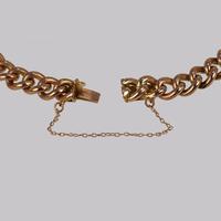 Victorian Garnet Knot & Curb Link 9ct Gold Bracelet with Antique Box c 1890 (8 of 11) Victorian Garnet Knot & Curb Link 9ct Gold Bracelet with Antique Box c 1890 (8 of 11)