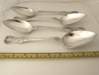 Rare Set of Four Antique Silver King’s Pattern Serving Spoons Andrew Allison GLASGOW 1831 (9 of 9) Rare Set of Four Antique Silver King’s Pattern Serving Spoons Andrew Allison GLASGOW 1831 (9 of 9)