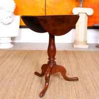 Drop Leaf Tripod Table 19th Century Mahogany (7 of 9) Drop Leaf Tripod Table 19th Century Mahogany (7 of 9)