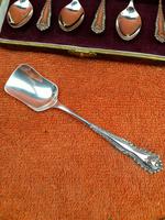 Vintage Sterling Silver Hallmarked Cased Tea Spoons & Shovel 1959 J B Chatterley & Sons Ltd (5 of 9) Vintage Sterling Silver Hallmarked Cased Tea Spoons & Shovel 1959 J B Chatterley & Sons Ltd (5 of 9)