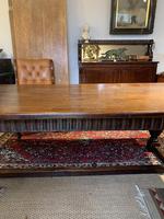 Oak refectory table baluster legs (5 of 7) Oak refectory table baluster legs (5 of 7)