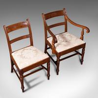 Set of 4, Antique Dining Chairs, English, Mahogany, Pair Of Carvers, Regency (9 of 12) Set of 4, Antique Dining Chairs, English, Mahogany, Pair Of Carvers, Regency (9 of 12)