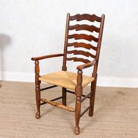 6 Oak Elm Rushwork Country Dining Chairs (2 of 10) 6 Oak Elm Rushwork Country Dining Chairs (2 of 10)