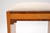 Art Deco Period Burr Maple & Walnut Stool (8 of 8) Art Deco Period Burr Maple & Walnut Stool (8 of 8)