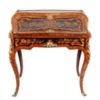 Louis XV Style Marquetry Bureau en Pente (7 of 8) Louis XV Style Marquetry Bureau en Pente (7 of 8)