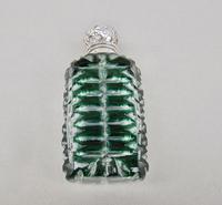 Fabulous Victorian silver & Bristol emerald green overlay bohemian glass scent bottle c.1800 (7 of 7) Fabulous Victorian silver & Bristol emerald green overlay bohemian glass scent bottle c.1800 (7 of 7)
