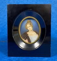 1920s Signed Ebonised Painted Miniature Frame (10 of 10) 1920s Signed Ebonised Painted Miniature Frame (10 of 10)
