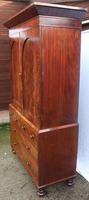 1880's Handsome Mahogany Linen Press with Slides (4 of 5) 1880's Handsome Mahogany Linen Press with Slides (4 of 5)