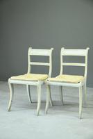 Pair of Regency Style Painted Dining Chairs (2 of 10) Pair of Regency Style Painted Dining Chairs (2 of 10)