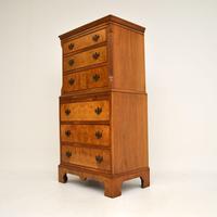 Antique Burr Walnut Chest on Chest of Drawers (3 of 11) Antique Burr Walnut Chest on Chest of Drawers (3 of 11)