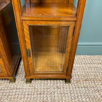 Unusual Pair of Victorian Satinwood Antique Cabinets (6 of 6) Unusual Pair of Victorian Satinwood Antique Cabinets (6 of 6)