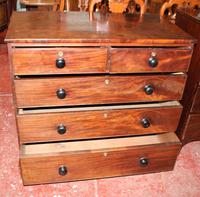 1880's Mahogany Plum Pudding Chest of Drawers (2 of 4) 1880's Mahogany Plum Pudding Chest of Drawers (2 of 4)