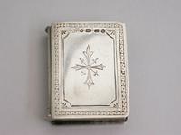 Victorian Novelty Silver Book Form Vesta Case, By George Unite, Birmingham, 1888 (2 of 11) Victorian Novelty Silver Book Form Vesta Case, By George Unite, Birmingham, 1888 (2 of 11)