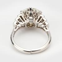 Art Deco Diamond 4.30 Carat Solitaire Engagement Ring c.1930 (3 of 6) Art Deco Diamond 4.30 Carat Solitaire Engagement Ring c.1930 (3 of 6)