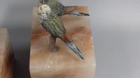 Art deco fox cold painted budgerigars marble book ends (4 of 13) Art deco fox cold painted budgerigars marble book ends (4 of 13)