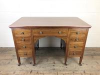 Antique Edwardian Inlaid Mahogany Desk (3 of 12) Antique Edwardian Inlaid Mahogany Desk (3 of 12)