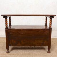 Oak Monks Bench Settle Carved Folding Hall Arts & Crafts (10 of 12) Oak Monks Bench Settle Carved Folding Hall Arts & Crafts (10 of 12)