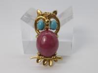9ct Gold Owl Brooch (3 of 6) 9ct Gold Owl Brooch (3 of 6)