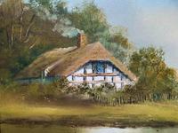 Lovely 'Chocolate Box Quality' Vintage 20thc English Landscape Oil Painting (8 of 15) Lovely 'Chocolate Box Quality' Vintage 20thc English Landscape Oil Painting (8 of 15)