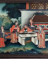 Good Early 20th Century Chinese Reverse Glass Painting (4 of 4) Good Early 20th Century Chinese Reverse Glass Painting (4 of 4)