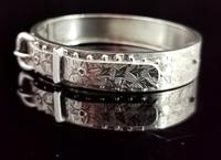 Antique Victorian Silver Buckle Bangle (4 of 11) Antique Victorian Silver Buckle Bangle (4 of 11)