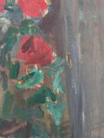 Large Rustic 19th Century French Impressionist Still Life Floral Oil Painting - Minor TLC (8 of 12) Large Rustic 19th Century French Impressionist Still Life Floral Oil Painting - Minor TLC (8 of 12)