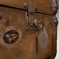Large Antique Steamer Trunk, English, Cedar, Shipping Chest, Edwardian c.1910 (9 of 12) Large Antique Steamer Trunk, English, Cedar, Shipping Chest, Edwardian c.1910 (9 of 12)